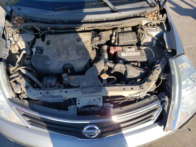 3N1BC1CP8AL389458 - 2010 NISSAN VERSA S GRAY photo 11