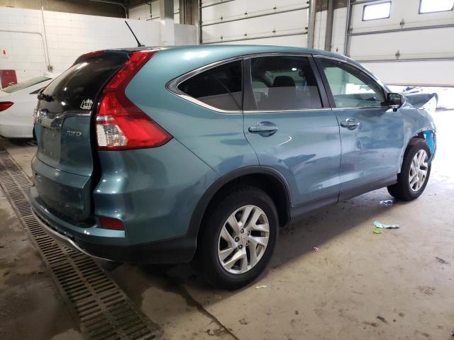 5J6RM4H52FL049754 - 2015 HONDA CR-V EX BLUE photo 3