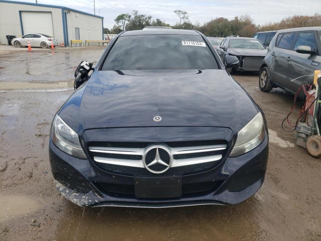 55SWF4KB0JU267106 - 2018 MERCEDES-BENZ C 300 4MATIC BLUE photo 5