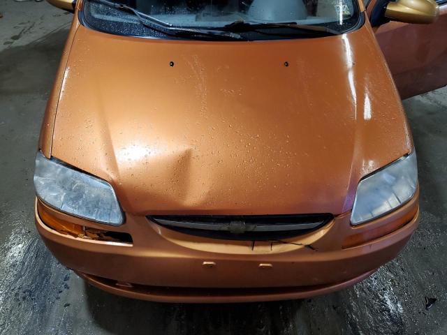 KL1TD62624B248659 - 2004 CHEVROLET AVEO ORANGE photo 11