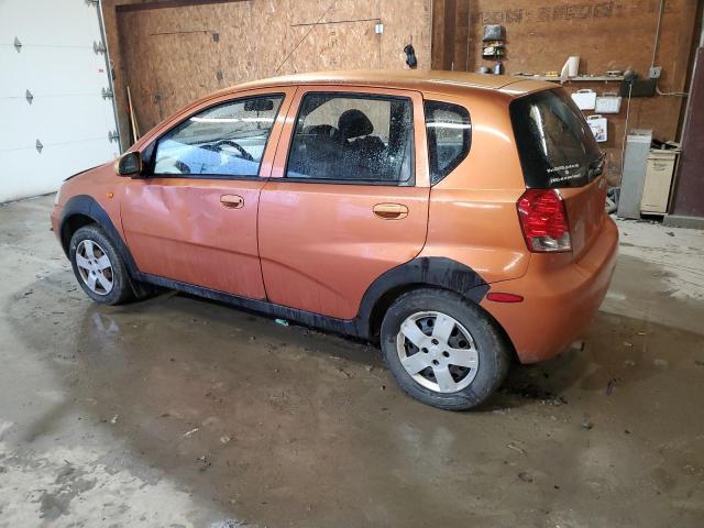 KL1TD62624B248659 - 2004 CHEVROLET AVEO ORANGE photo 2