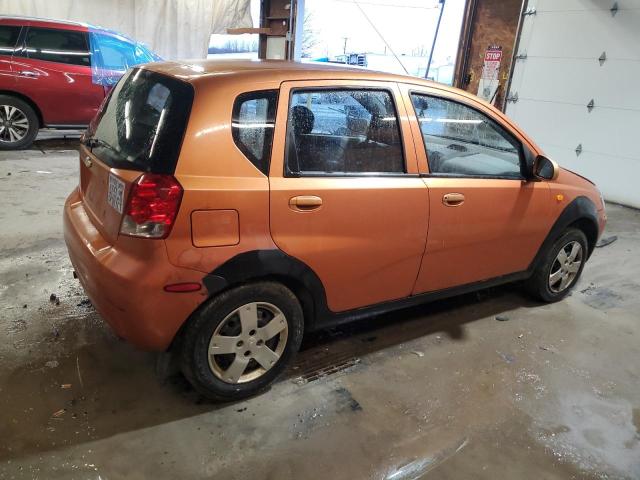 KL1TD62624B248659 - 2004 CHEVROLET AVEO ORANGE photo 3