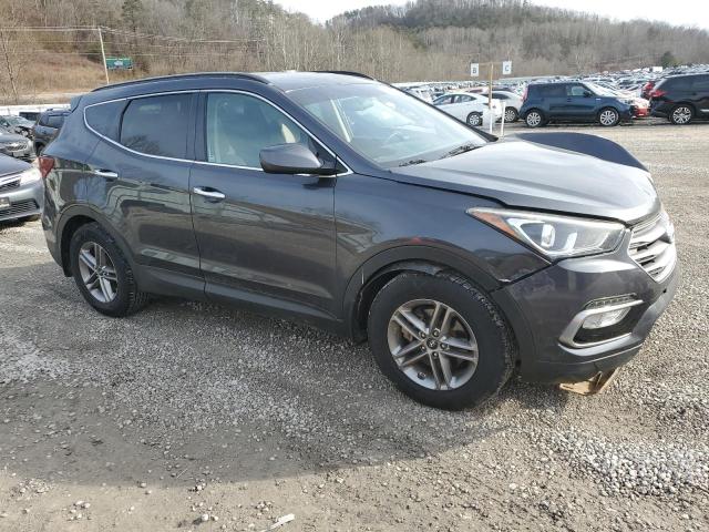 5XYZUDLB3HG433057 - 2017 HYUNDAI SANTA FE S GRAY photo 4