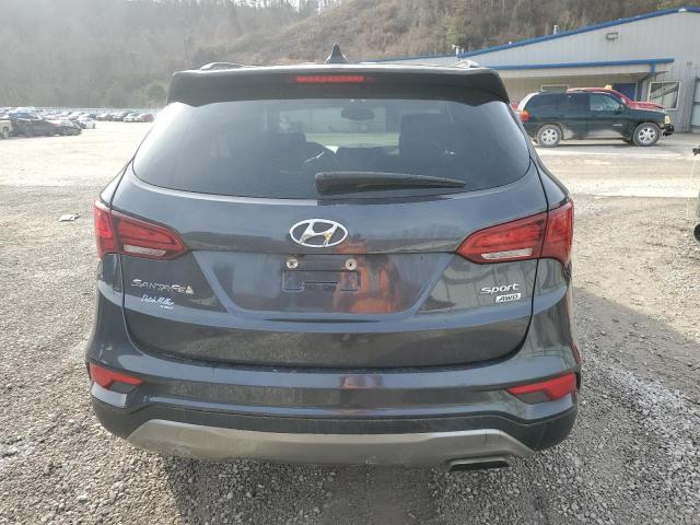 5XYZUDLB3HG433057 - 2017 HYUNDAI SANTA FE S GRAY photo 6