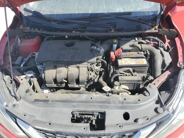 3N1AB7AP0JY210398 - 2018 NISSAN SENTRA S RED photo 11
