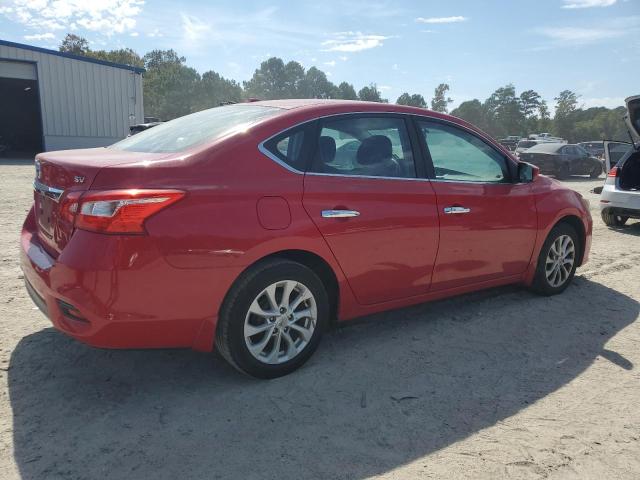 3N1AB7AP0JY210398 - 2018 NISSAN SENTRA S RED photo 3