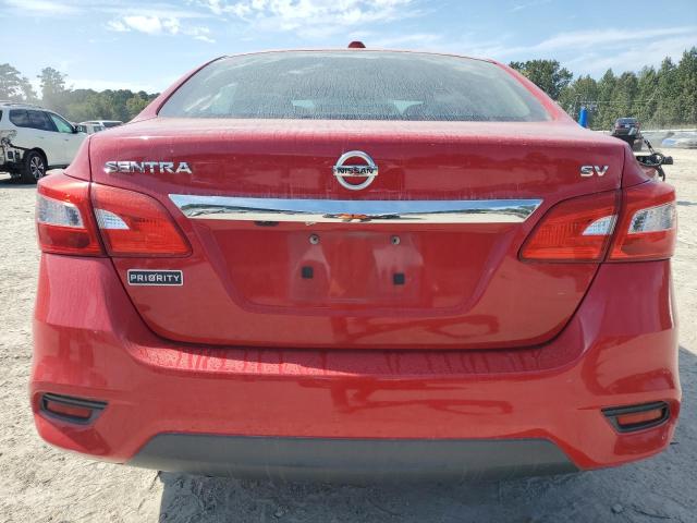 3N1AB7AP0JY210398 - 2018 NISSAN SENTRA S RED photo 6