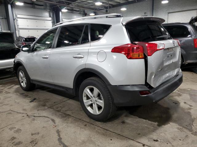 JTMRFREV5DD043648 - 2013 TOYOTA RAV4 XLE GRAY photo 2