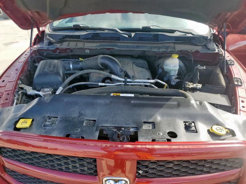 1C6RR7FT5ES192672 - 2014 RAM 1500 ST BURGUNDY photo 11