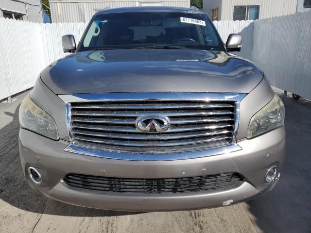 JN8AZ2NFXE9555841 - 2014 INFINITI QX80 SILVER photo 5