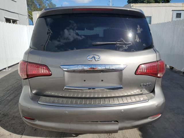 JN8AZ2NFXE9555841 - 2014 INFINITI QX80 SILVER photo 6