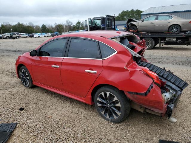 3N1AB7AP2KY280454 - 2019 NISSAN SENTRA S RED photo 2