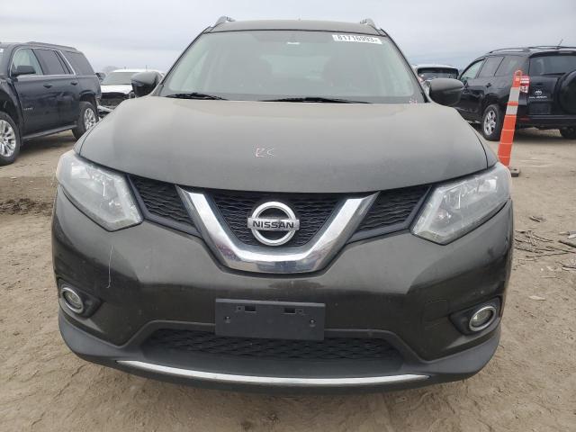 KNMAT2MVXGP690953 - 2016 NISSAN ROGUE S GRAY photo 5