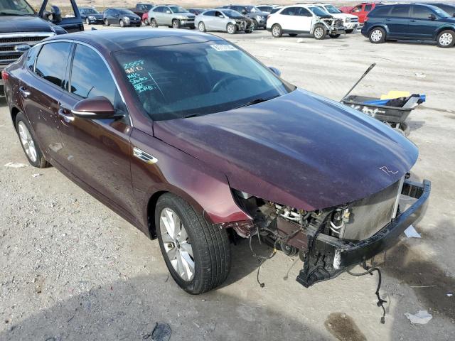 5XXGU4L35GG085443 - 2016 KIA OPTIMA EX BURGUNDY photo 4