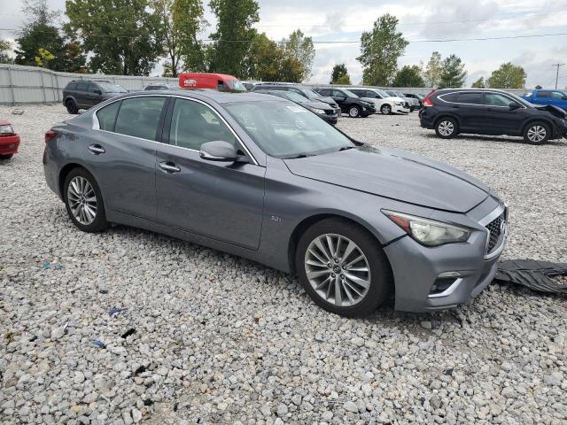 JN1EV7AR3JM435122 - 2018 INFINITI Q50 LUXE SILVER photo 4