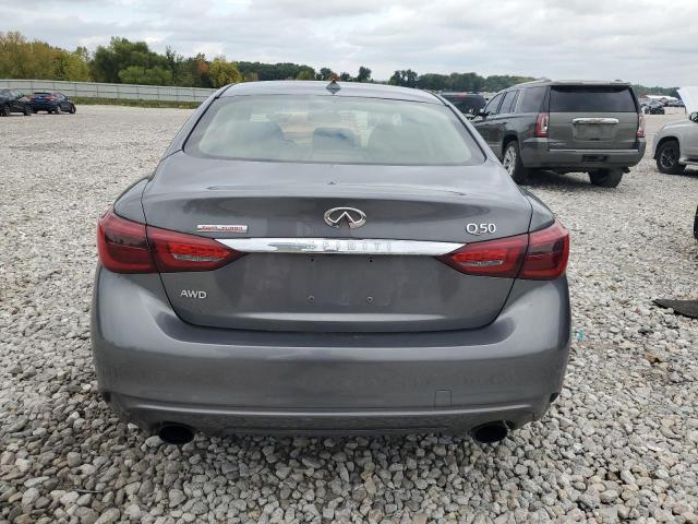 JN1EV7AR3JM435122 - 2018 INFINITI Q50 LUXE SILVER photo 6