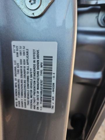 7FARW1H89JE018767 - 2018 HONDA CR-V EXL Argent photo 14