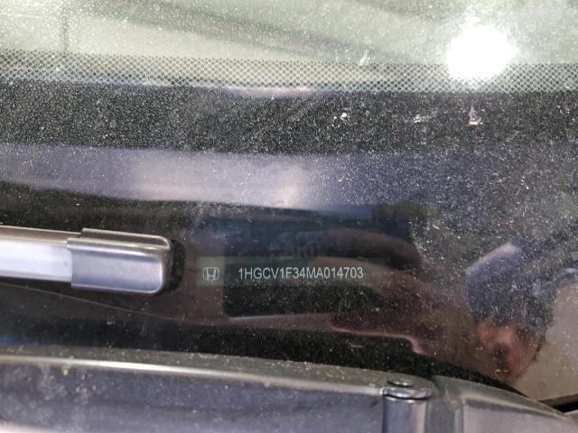 1HGCV1F34MA014703 - 2021 HONDA ACCORD SPORT BLUE photo 12