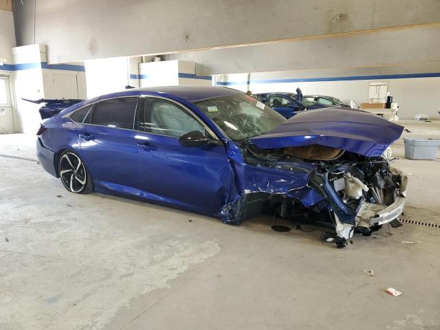 1HGCV1F34MA014703 - 2021 HONDA ACCORD SPORT BLUE photo 4