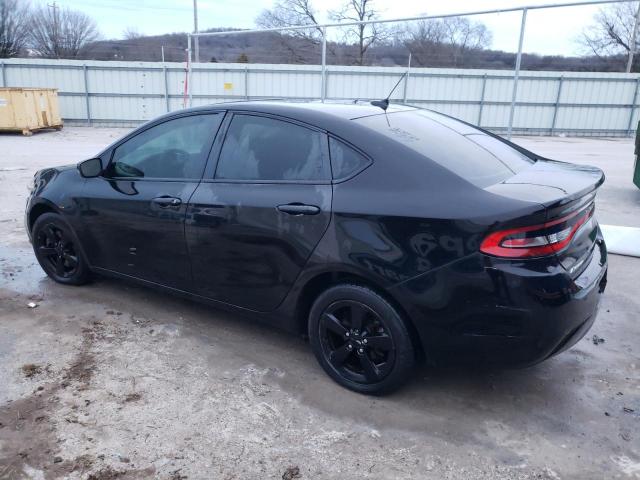 1C3CDFAA6FD307254 - 2015 DODGE DART SE BLACK photo 2