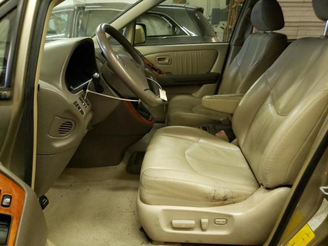 JT6HF10U6Y0099694 - 2000 LEXUS RX 300 TAN photo 7