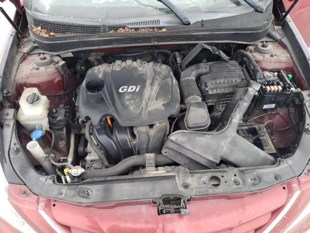 5NPEB4AC6DH780854 - 2013 HYUNDAI SONATA GLS RED photo 11