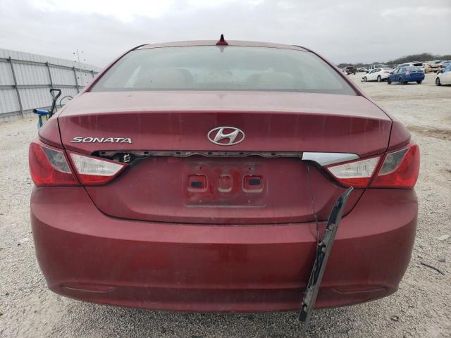 5NPEB4AC6DH780854 - 2013 HYUNDAI SONATA GLS RED photo 6