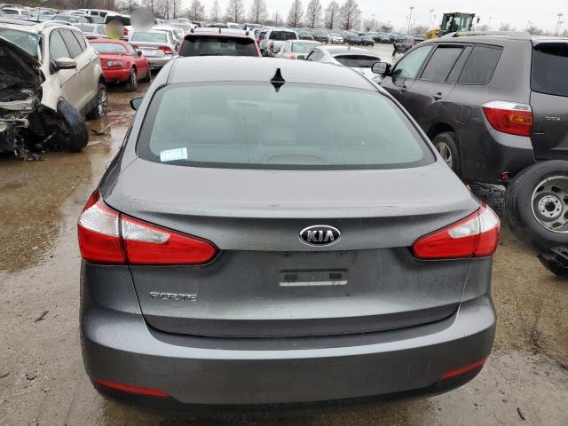 KNAFX4A69G5602471 - 2016 KIA FORTE LX GRAY photo 6