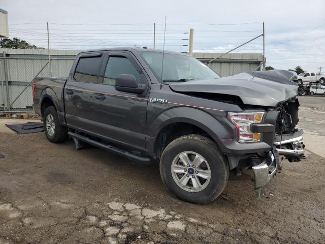 1FTEW1E88HFC05583 - 2017 FORD F150 SUPERCREW GRAY photo 4