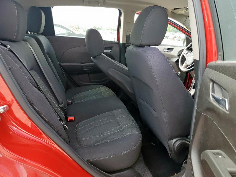 1G1JC6SH6D4112570 - 2013 CHEVROLET SONIC LT წითელი ფოტო 10