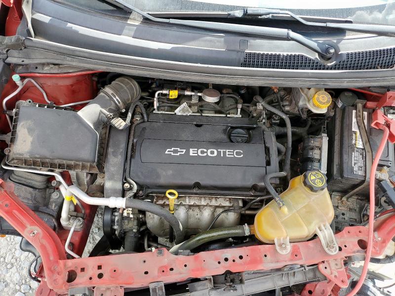 1G1JC6SH6D4112570 - 2013 CHEVROLET SONIC LT წითელი ფოტო 11