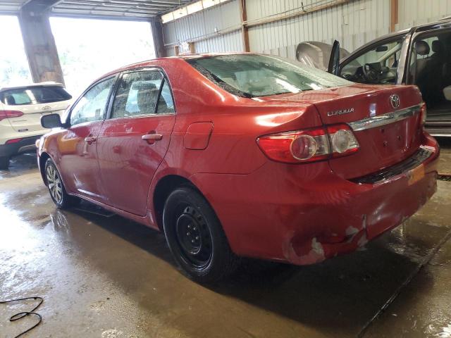 5YFBU4EE8DP133528 - 2013 TOYOTA COROLLA BASE برغندي صورة 2