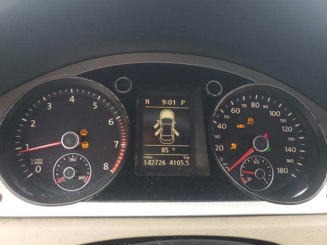 WVWMN7AN8AE557944 - 2010 VOLKSWAGEN CC SPORT WHITE photo 9