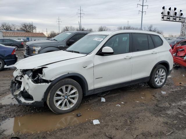 5UXWX9C58H0T13910 - 2017 BMW X3 XDRIVE28I WHITE photo 1