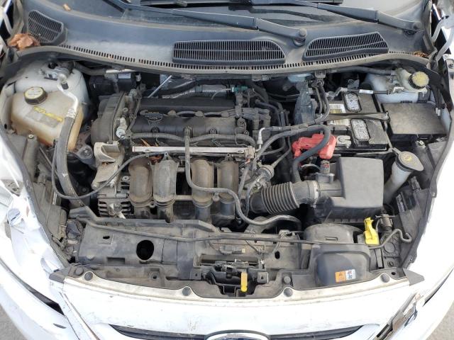 3FADP4TJ4DM215222 - 2013 FORD FIESTA S WHITE photo 11