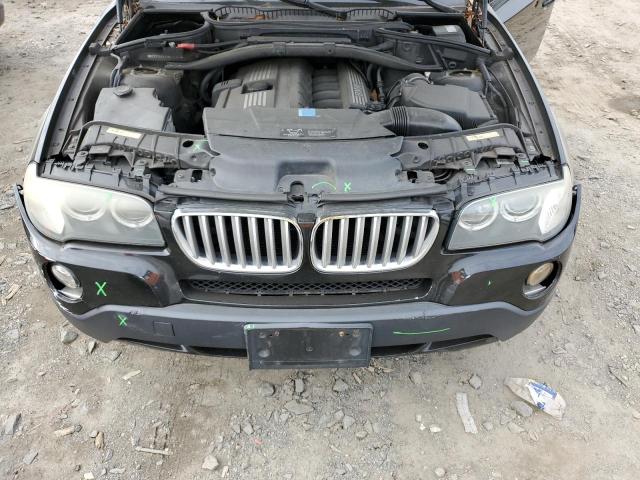 WBXPC93407WF02335 - 2007 BMW X3 3.0SI BLACK photo 11