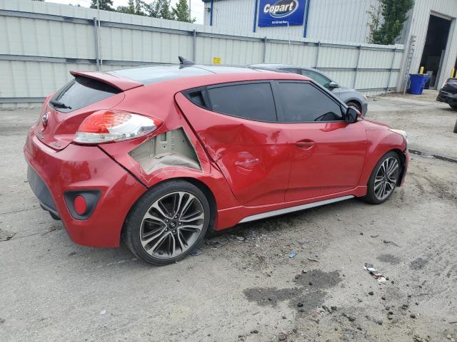 KMHTC6AE6GU259656 - 2016 HYUNDAI VELOSTER TURBO RED photo 3