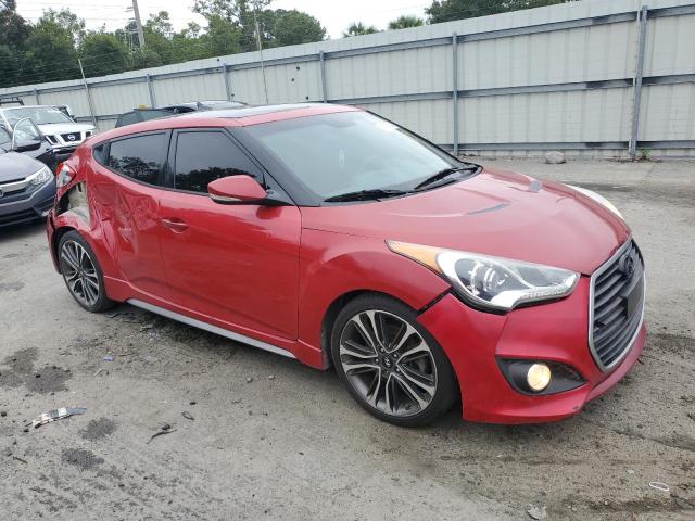 KMHTC6AE6GU259656 - 2016 HYUNDAI VELOSTER TURBO RED photo 4