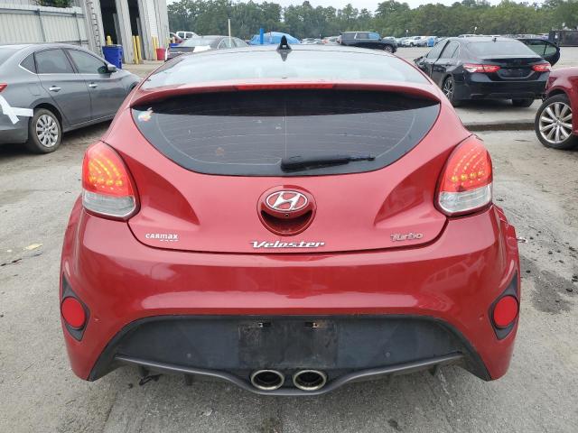 KMHTC6AE6GU259656 - 2016 HYUNDAI VELOSTER TURBO RED photo 6