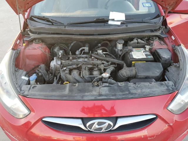 KMHCU5AEXCU043441 - 2012 HYUNDAI ACCENT GLS RED photo 11