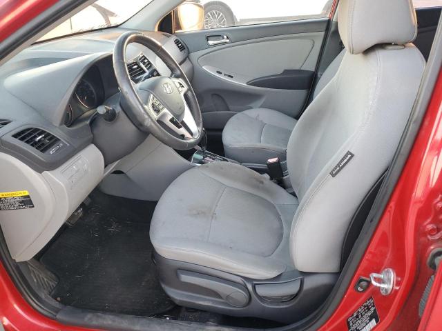 KMHCU5AEXCU043441 - 2012 HYUNDAI ACCENT GLS RED photo 7