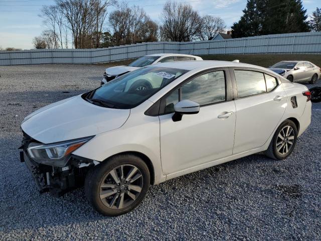 3N1CN8EV3ML869219 - 2021 NISSAN VERSA SV WHITE photo 1