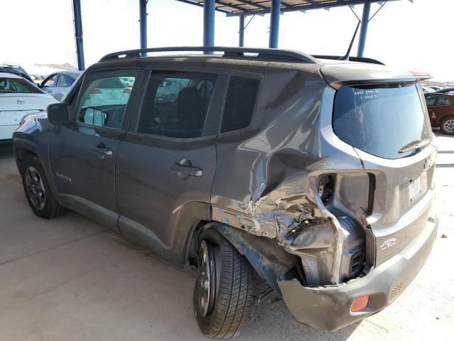 ZACCJAAB5HPE49132 - 2017 JEEP RENEGADE SPORT ნაცრისფერი ფოტო 2