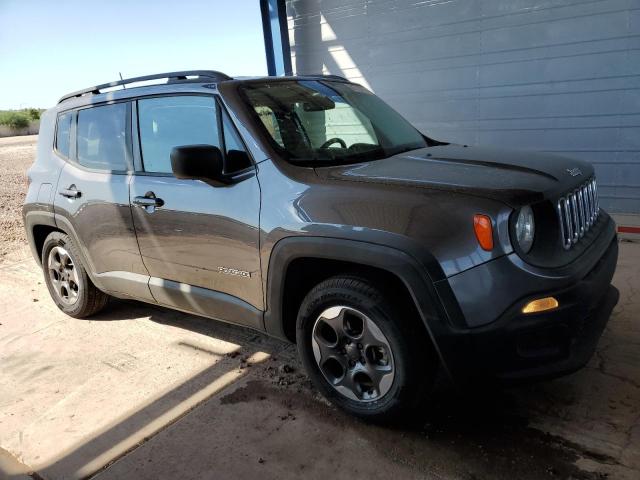 ZACCJAAB5HPE49132 - 2017 JEEP RENEGADE SPORT ნაცრისფერი ფოტო 4