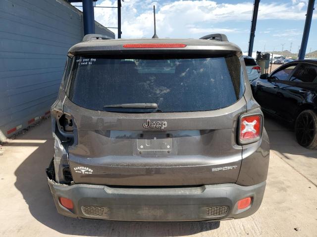 ZACCJAAB5HPE49132 - 2017 JEEP RENEGADE SPORT ნაცრისფერი ფოტო 6