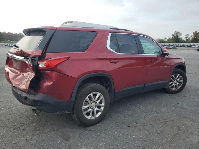1GNEVGKW2JJ236475 - 2018 CHEVROLET TRAVERSE LT أحمر صورة 3