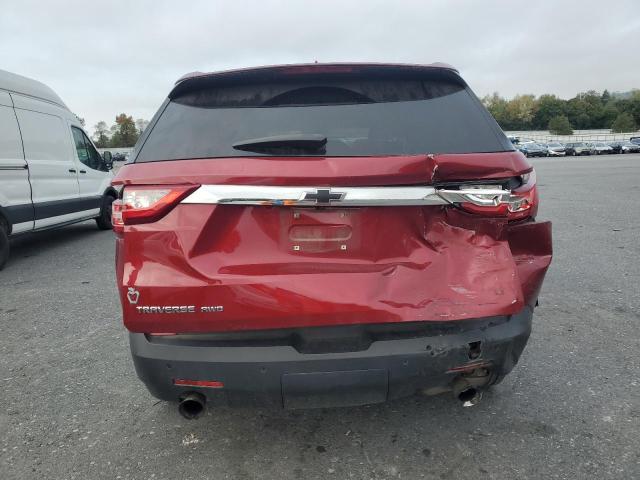 1GNEVGKW2JJ236475 - 2018 CHEVROLET TRAVERSE LT أحمر صورة 6