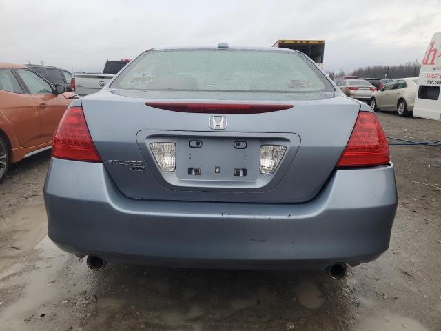 1HGCM66597A042759 - 2007 HONDA ACCORD EX BLUE photo 6