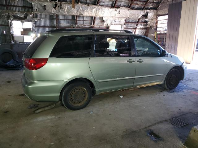 5TDZA23C16S578281 - 2006 TOYOTA SIENNA CE GREEN photo 3