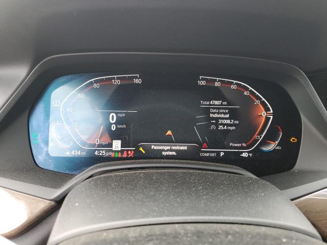 5UXCY6C02M9F73277 - 2021 BMW X6 XDRIVE40I WHITE photo 9